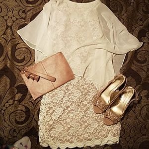 Really classy dress off white